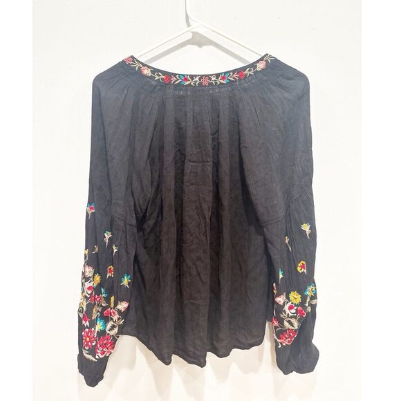 Anthropologie maeve lanie embroidered peasant top - Picture 3 of 5